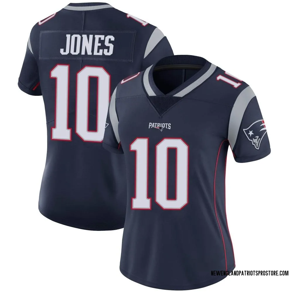 Women's Limited Mac Jones New England Patriots Navy Team Color Vapor Untouchable Jersey